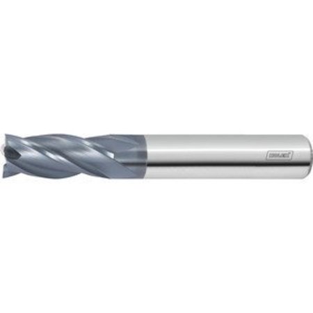 HOLEX Solid Carbide Square End Mill, 3 mm, TiAlN Coated 202760 3